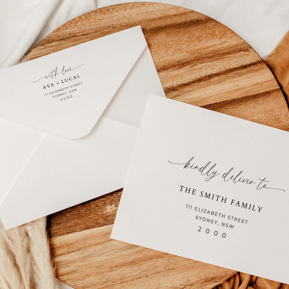 Modern Printed Envelope