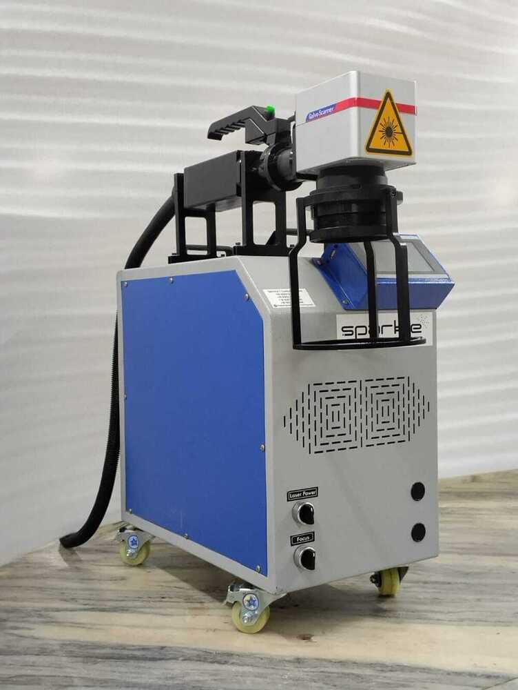 Hand Held Type Fiber Laser Marking Machine - Dimensions: 320mm X 450mm X 600mm (Approx) Millimeter (Mm)