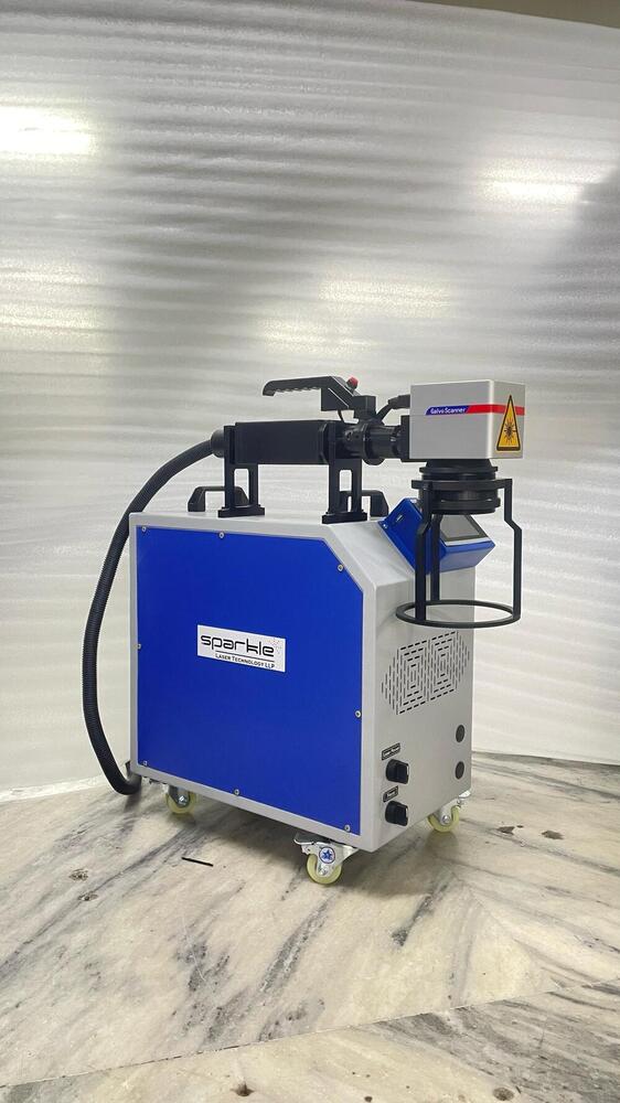 Hand Held Type Fiber Laser Marking Machine - Dimensions: 320mm X 450mm X 600mm (Approx) Millimeter (Mm)