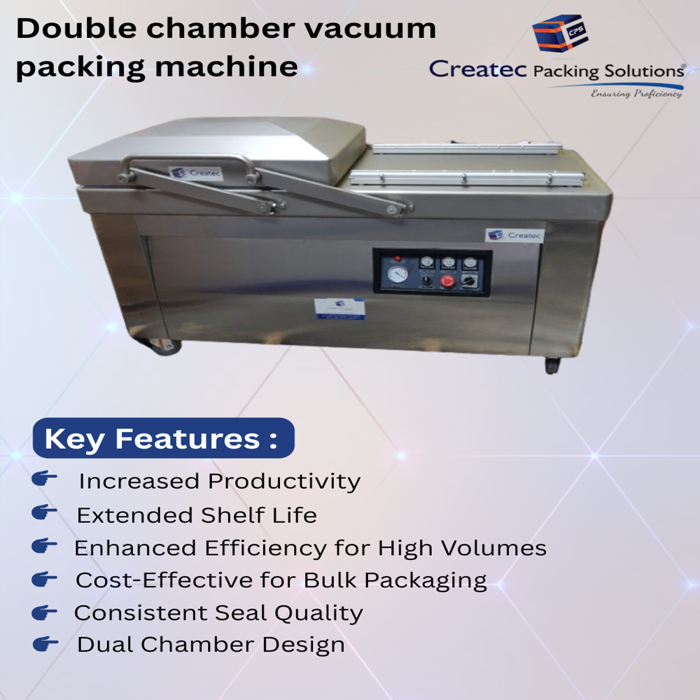 Double Chamber Vaccum Packing Machine