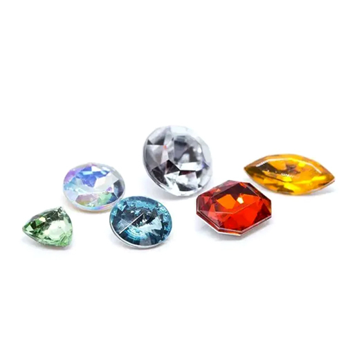 Glass Acrylic Stone Button