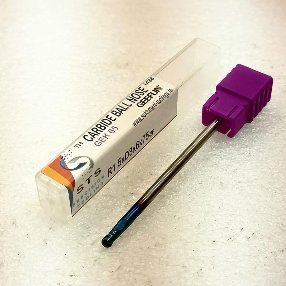 GEK-2B R1.5xD3x6x75 (65 HRC)