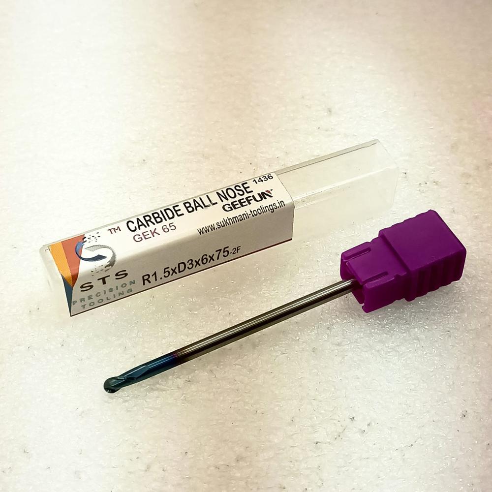 GEK-2B R1.5xD3x6x75 (65 HRC)