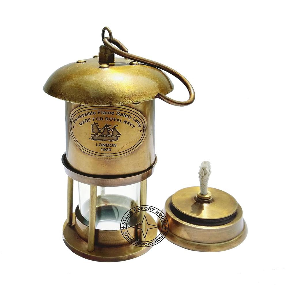 Brass Lantern - Color: Golden
