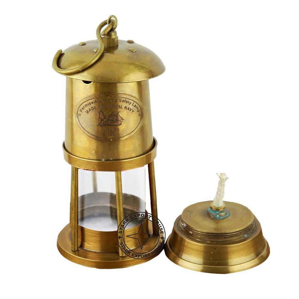 Brass Lantern - Color: Golden