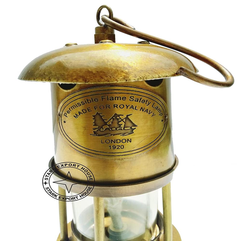 Brass Lantern - Color: Golden