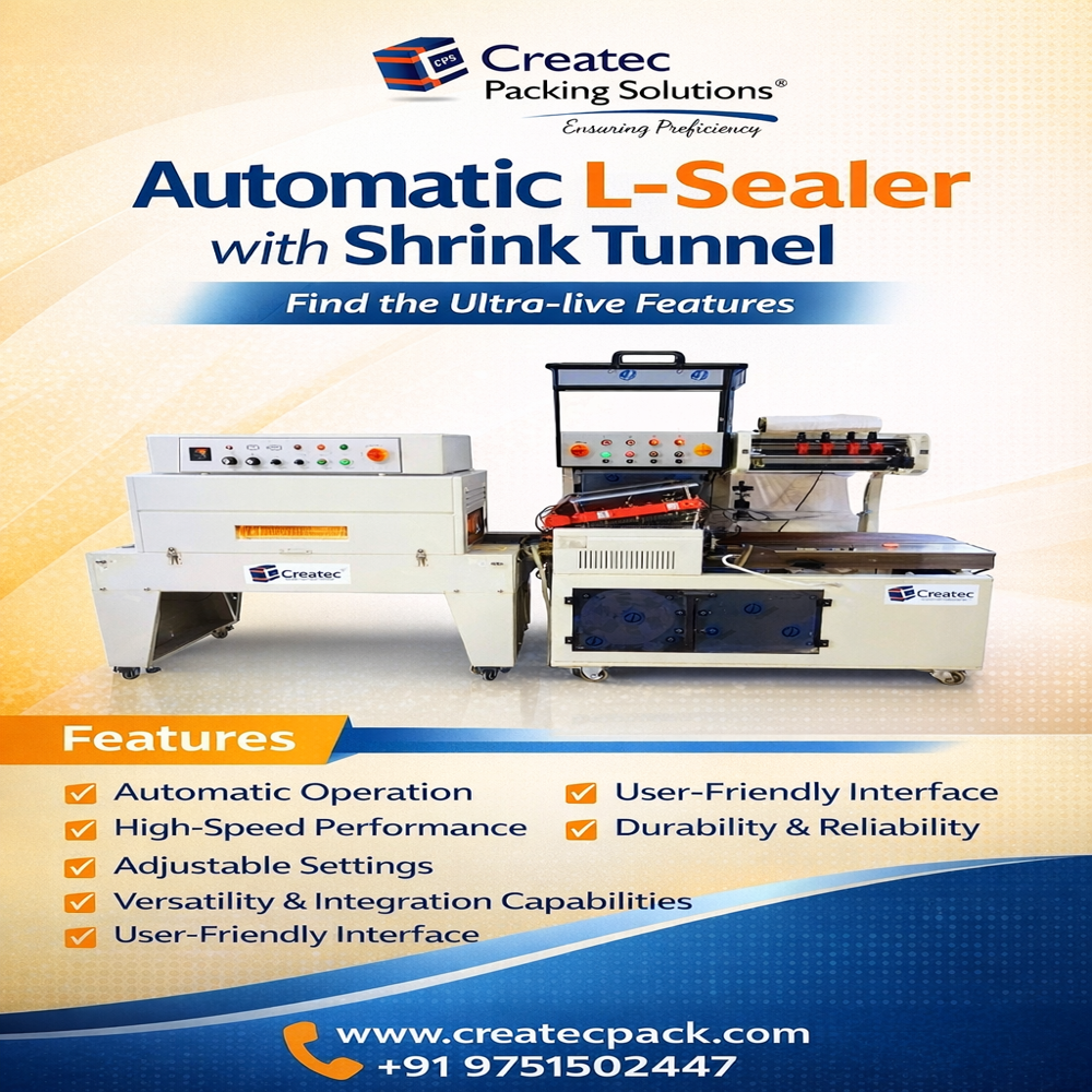 Automatic L-Sealer With Shrink Tunnel