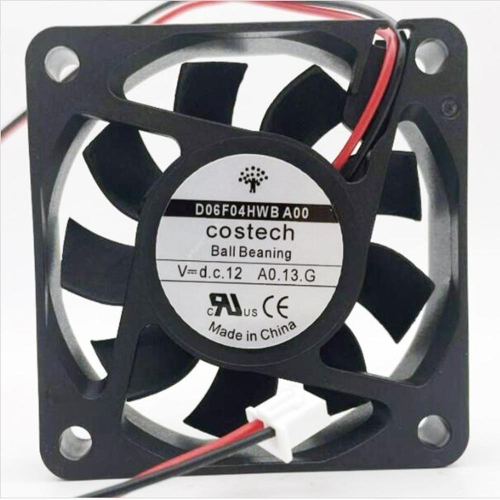 COSTECH D06F04HWB A00 12V DC 0.13A 4010mm Ball Bearing Industrial Axial Cooling Fan