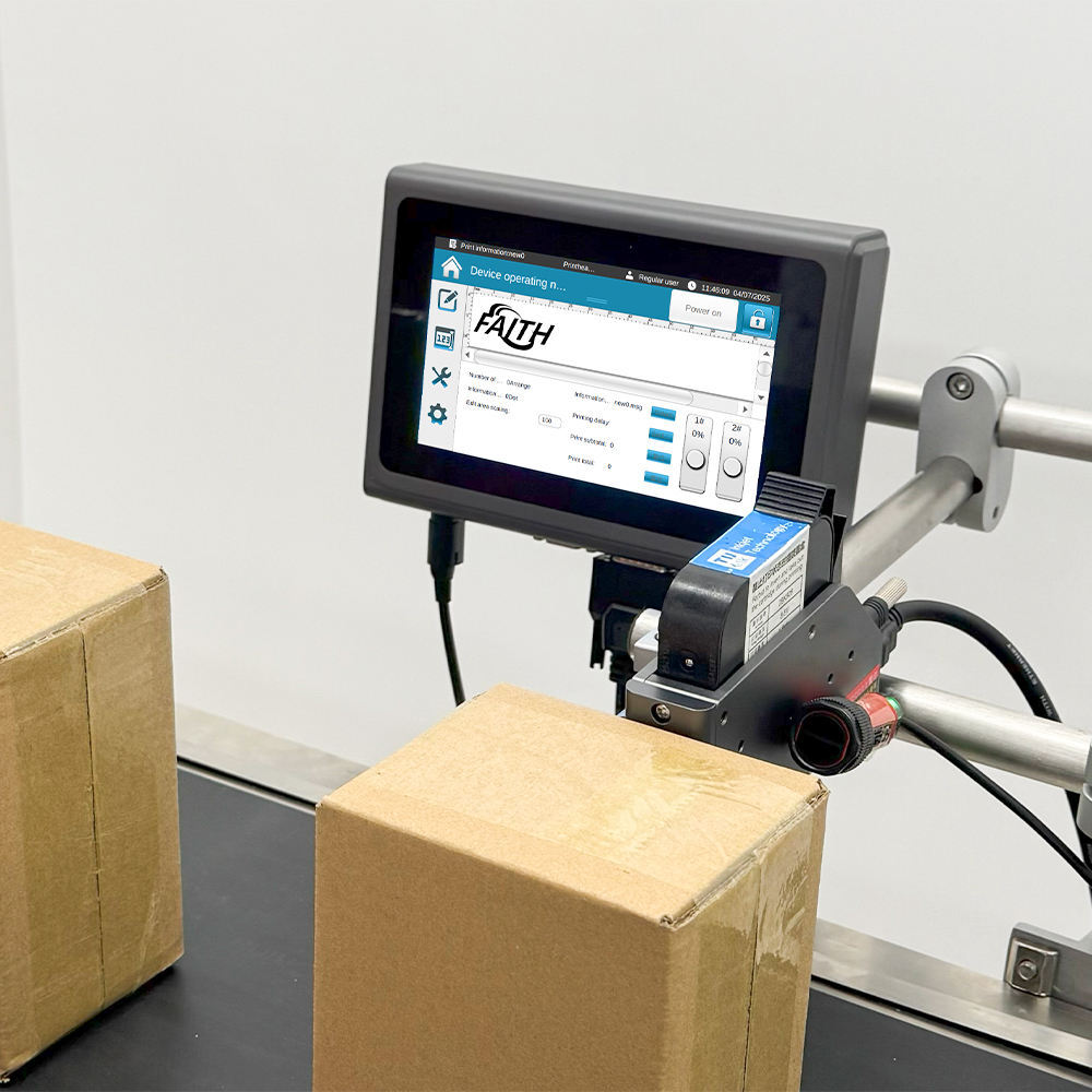 7 inch 25mm batch coding printer