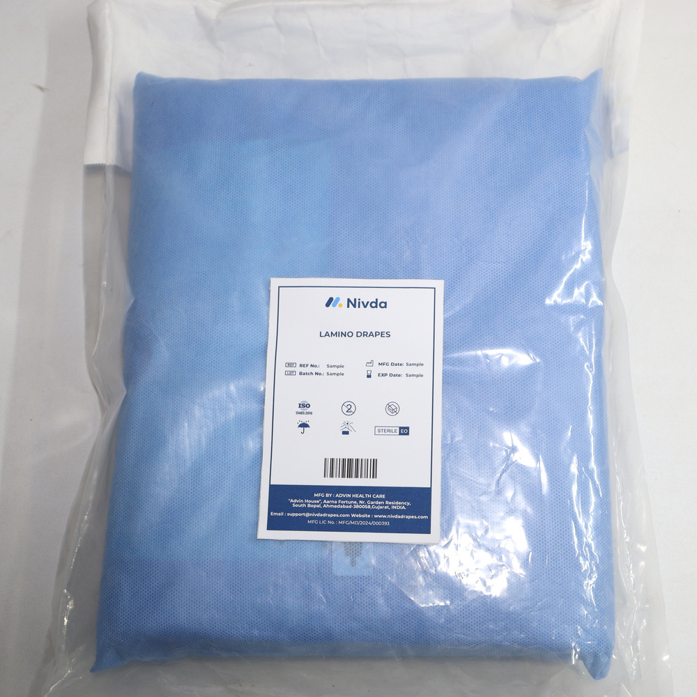 Medical Procedure Drape - Color: Blue
