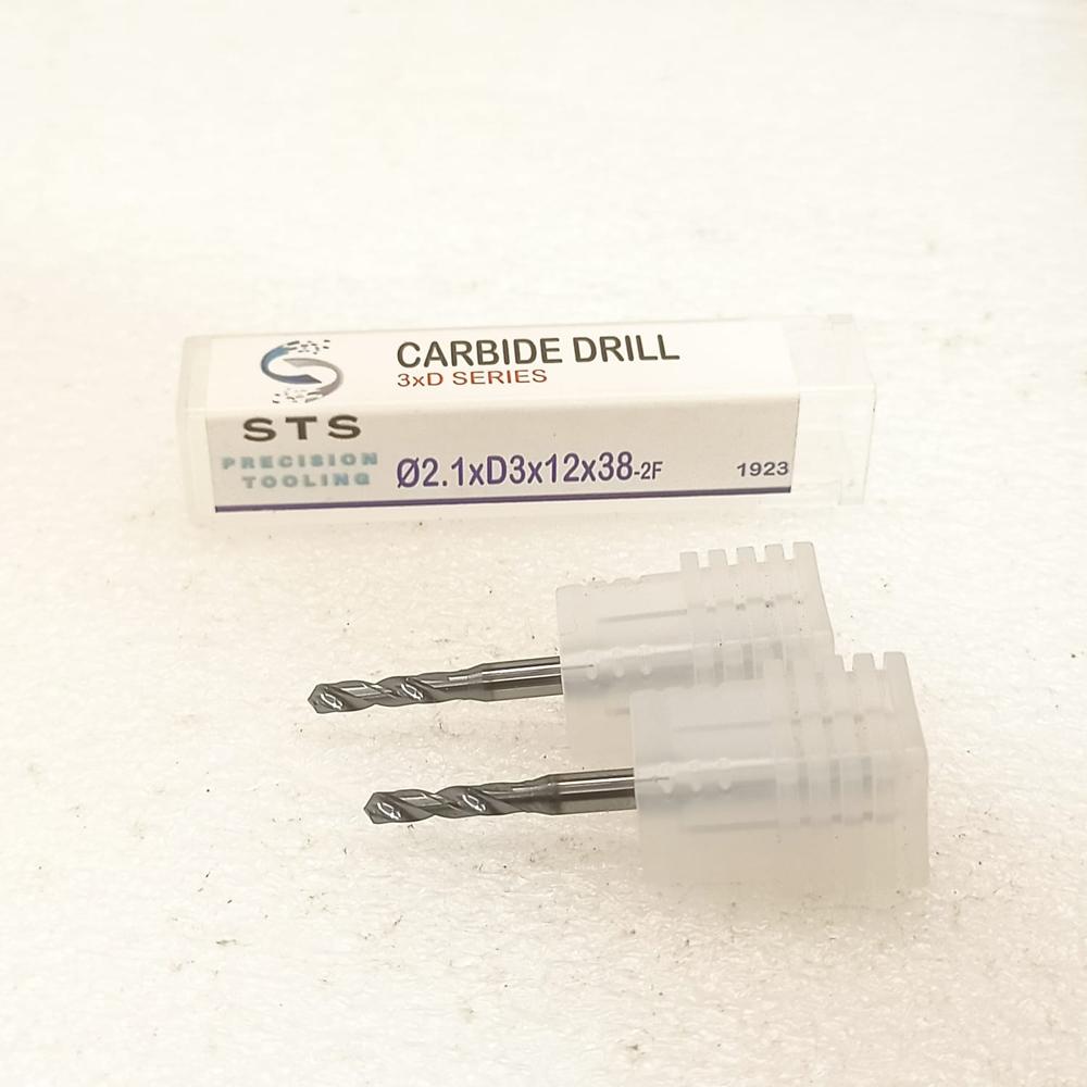 Micro Drill 2.1xD3x12x50-55 Hrc