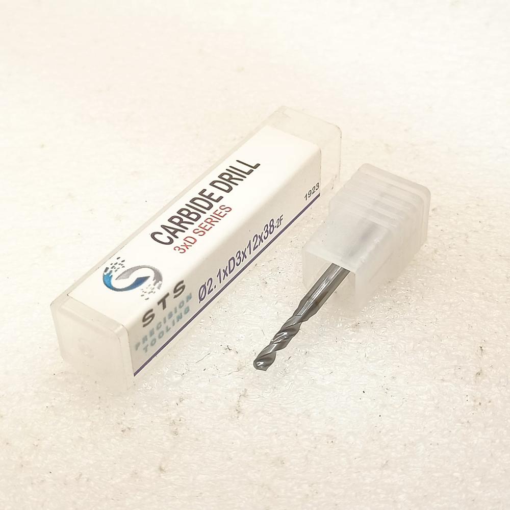 Micro Drill 2.1xD3x12x50-55 Hrc
