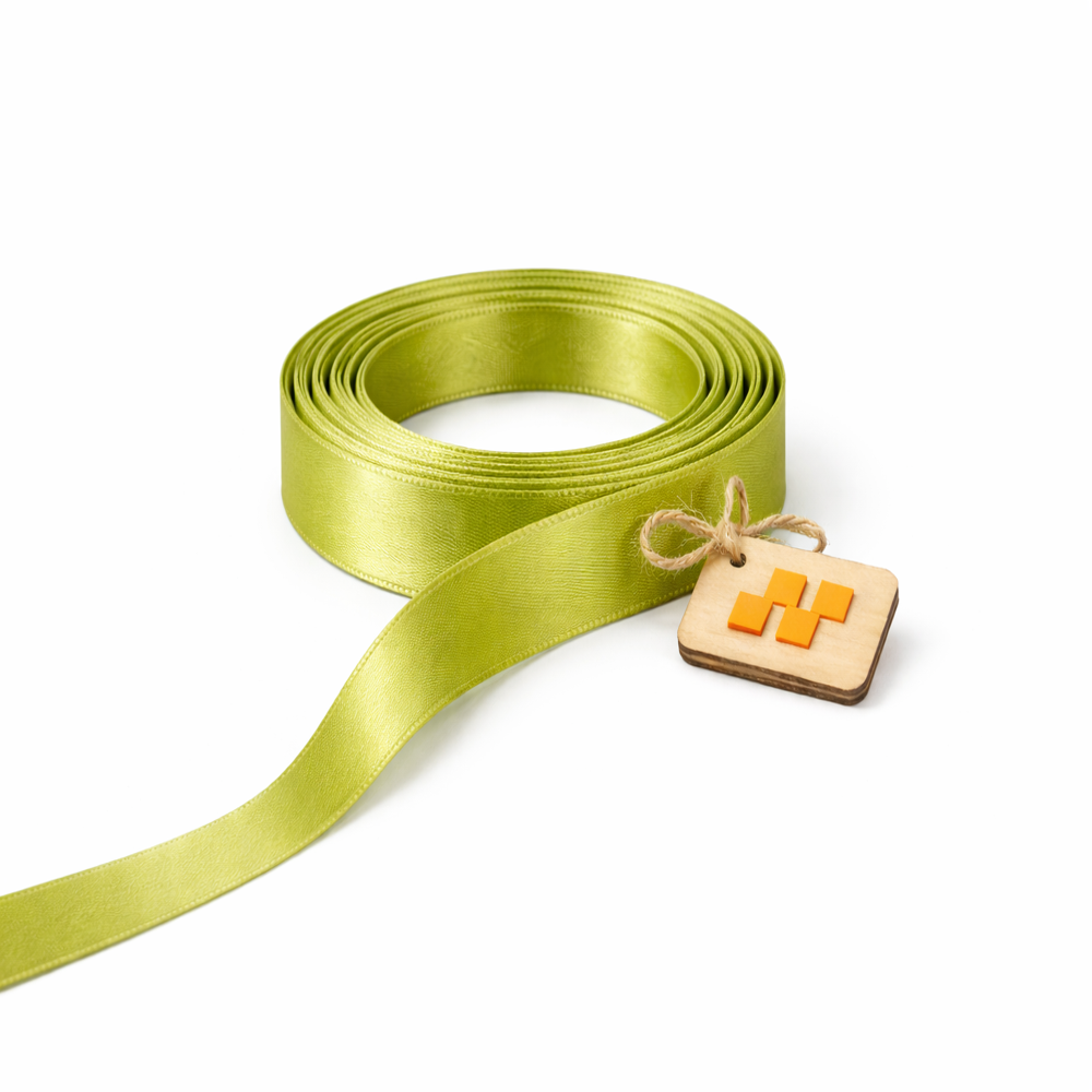 Premium 12mm Mint Green Single Face 100% Polyester Satin Ribbon for Crafts & Gifts