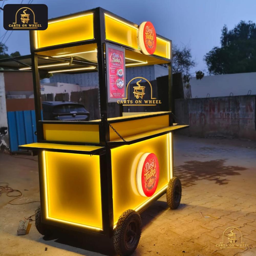 Desi Tadka Push Cart by Carts on Wheel