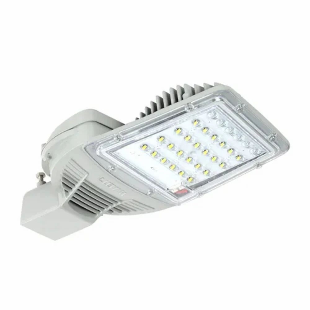 Ceramic Led Street Light - High Grade Ceramic & Aluminum, 480x210x70mm, Cool White 6000-6500k | 130 Lm/w, Ip65 Waterproof, 30w-100w, Dusk-to-dawn Sensor Option
