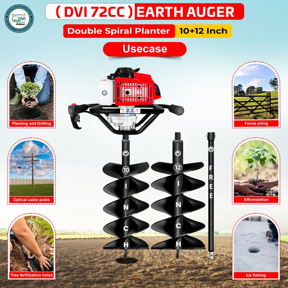 Profeesional Earth Augers 72 Cc Cast