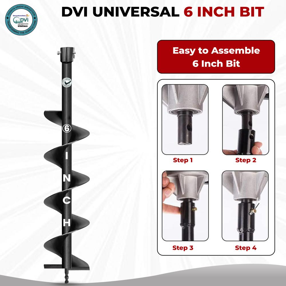  6 inch Single Spiral Bit