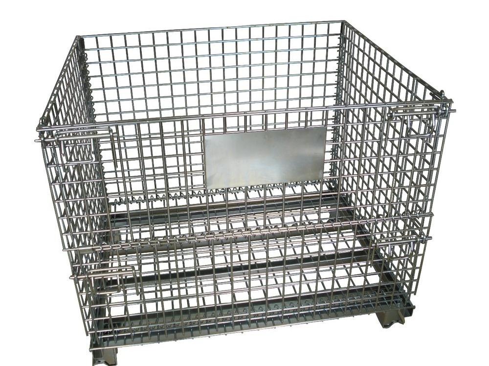 Foldable Wire Mesh Container