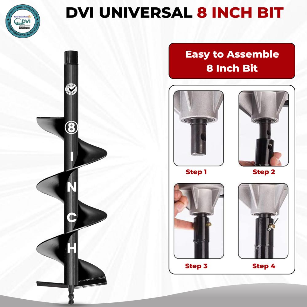  8 inch Single Spiral Bit