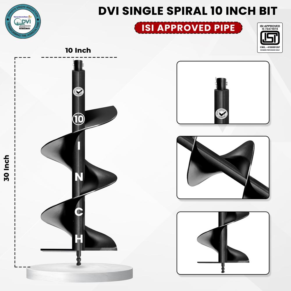  10 inch Single Spiral Bit