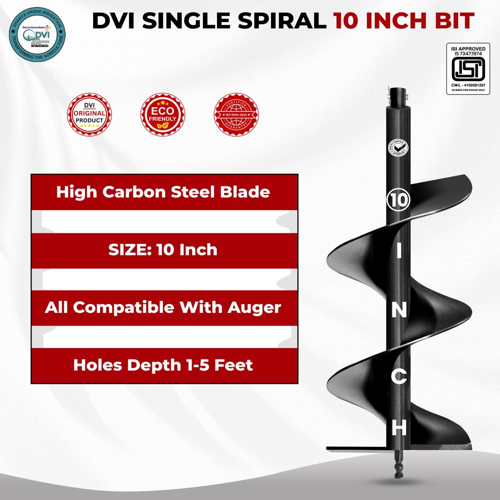  10 inch Single Spiral Bit