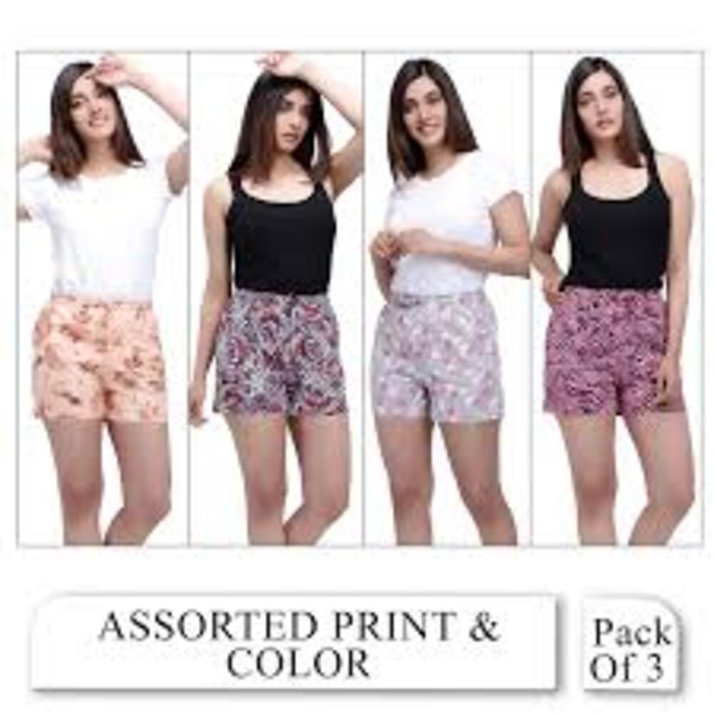 Ladies Cotton Half Pant