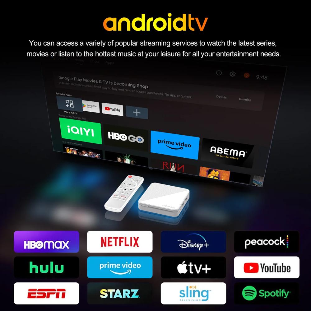 Andbox H96 4K 5G 2GB 16GB Android 14 TV Box (1yr box Warranty )