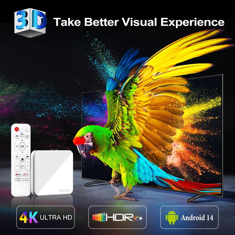 Andbox H96 4K 5G 2GB 16GB Android 14 TV Box (1yr box Warranty )