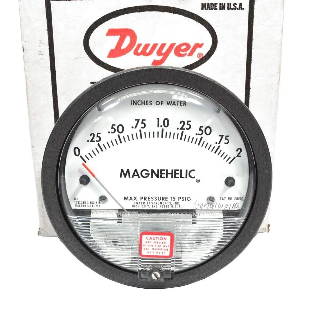 Magnehelic (Differential Pressure) Gauge