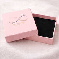 Fancy Pink Jewelry Box - Cardboard Velvet Paperboard, Medium 6x4x2 Inches, Pink | Glossy Laminated, Ribbon Bow, Soft Velvet Insert, Removable Lid, Stackable, Recyclable