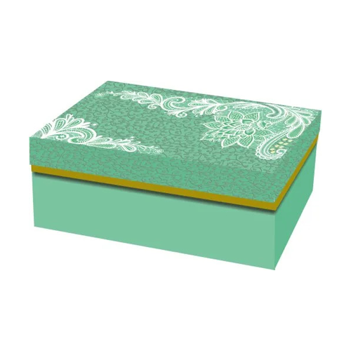 Wooden Golden Bangle Box - Design: Ornate Ethnic Carving