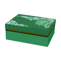 Wooden Golden Bangle Box - Design: Ornate Ethnic Carving