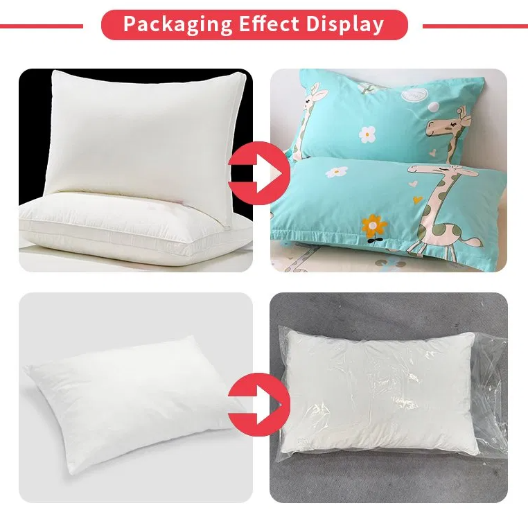 Automatic Cushion Covering Machines Pillow Cover Packing Machine for Quilt Bagging Packaging