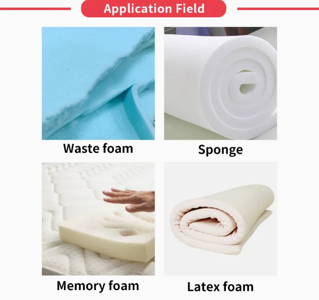 Latex Sponge Shredder Crusher Machine PU Polyurethane Memory Foam Crushing Shredding Machine for Sofa Cushion Pillow