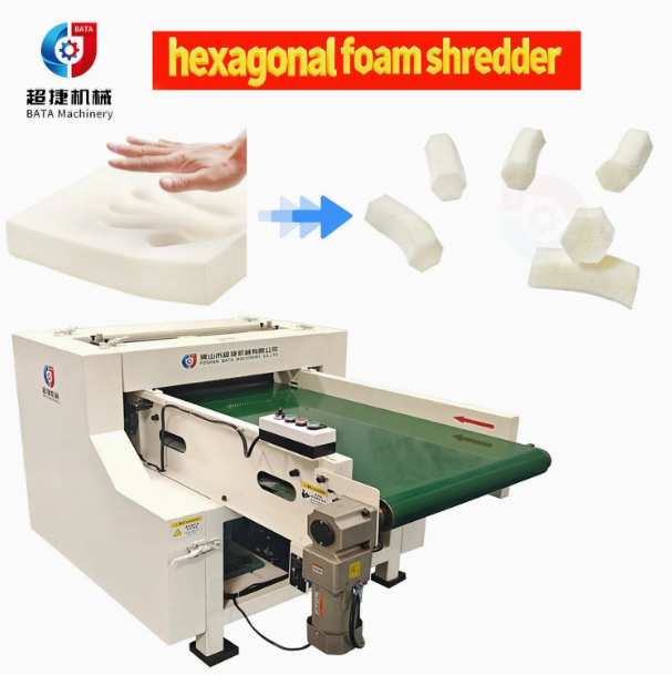 Latex Sponge Shredder Crusher Machine PU Polyurethane Memory Foam Crushing Shredding Machine for Sofa Cushion Pillow