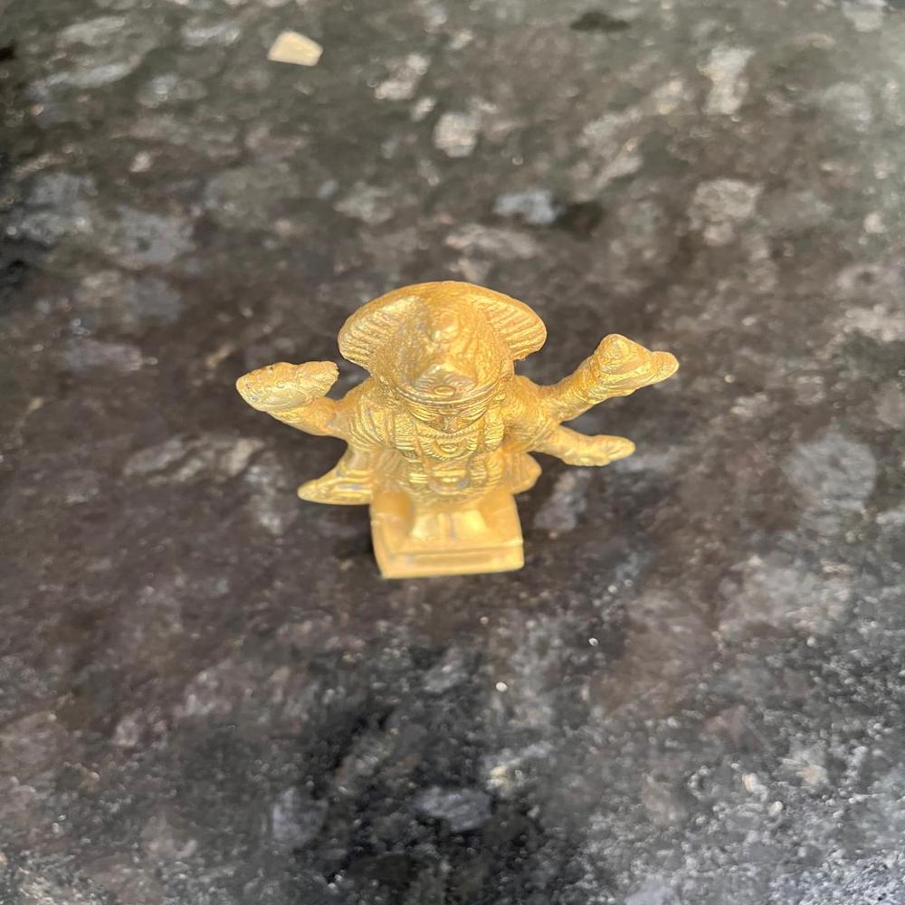 Aj99c-brass Dhanvantari Idol - Color: Gold
