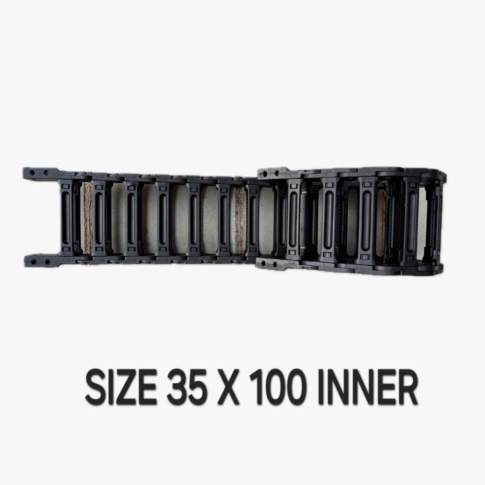 Plastic Cable Drag Chains - Color: Black