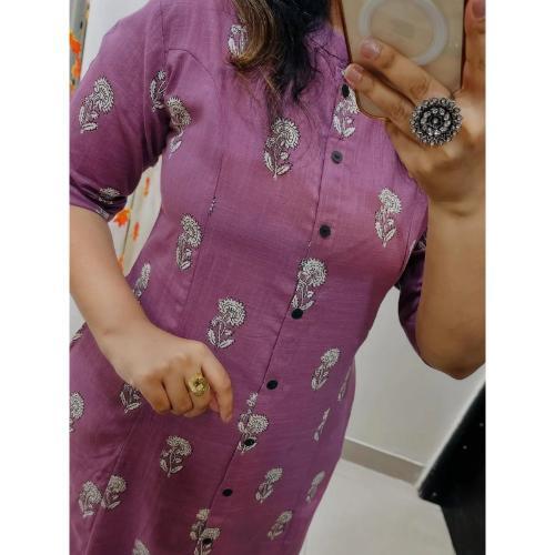 Floral cotton kurti pant