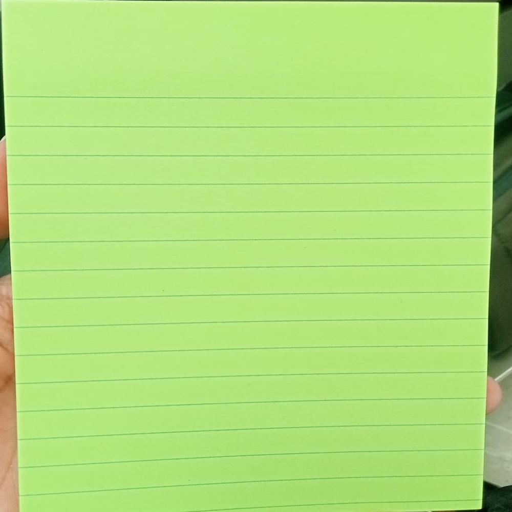 Lined re Stick Note
