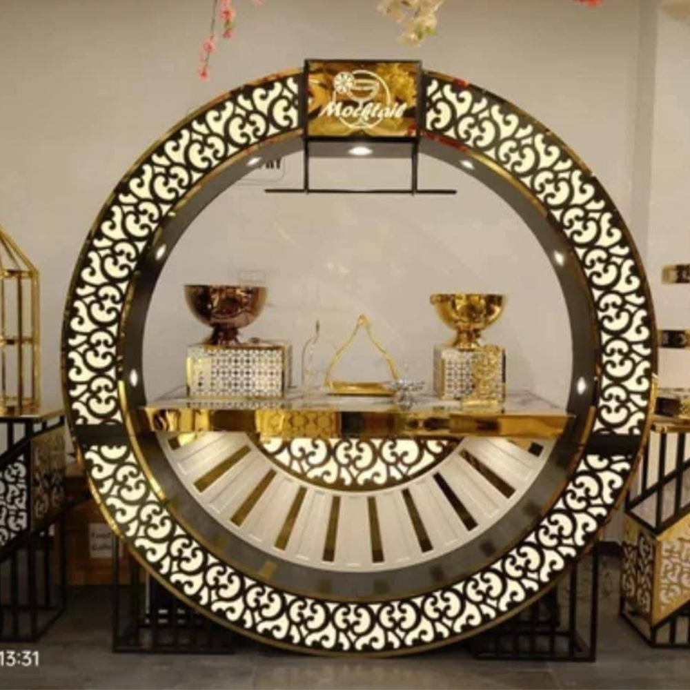 Golden Buffet Catering Display Counter