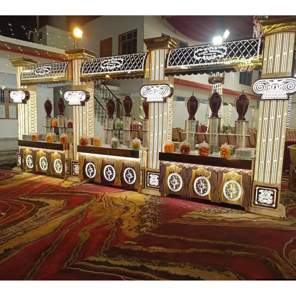 Golden Buffet Catering Display Counter