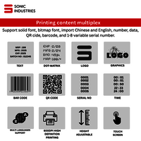2 in 1 batch coding printer