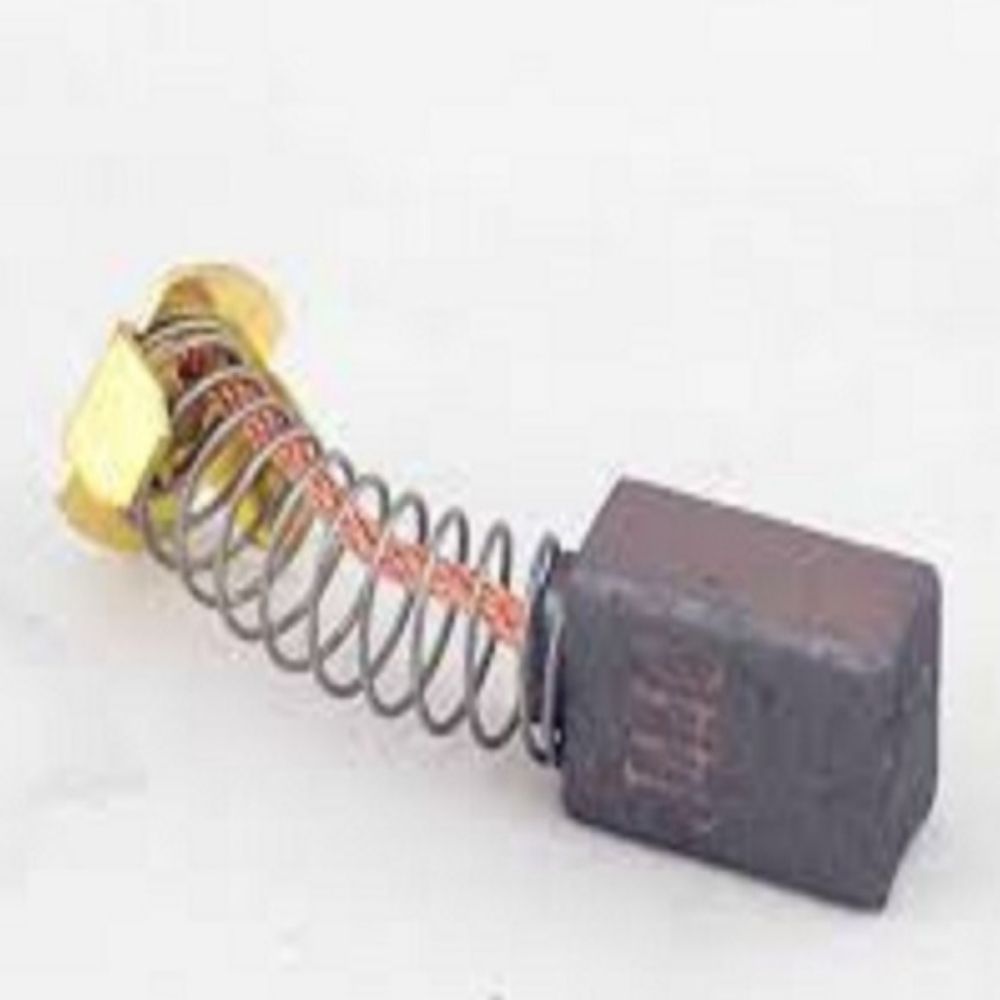 Carbon Brush - Steel Construction, Cylindrical Shape, Black Color | Ideal For Industrial Applications