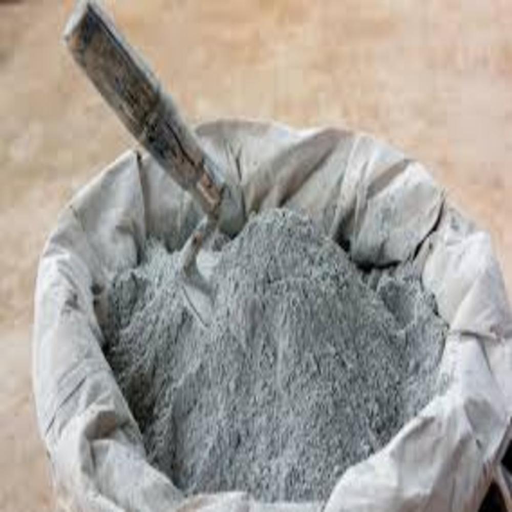 Ambuja Cement - Fine Powder, 50 Kilograms | Ordinary Portland Cement (Opc), Grey Color, Compressive Strength 33-35 Mpa, Iso 9002 Certified