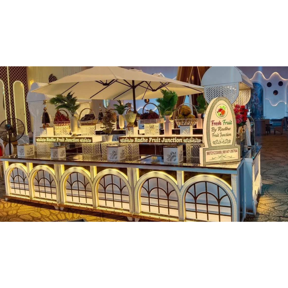 Stainless steel catering buffet counter