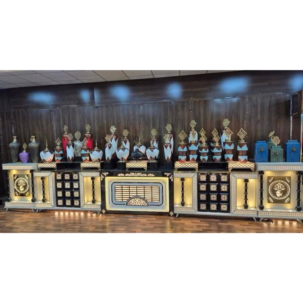 Stainless steel catering buffet counter