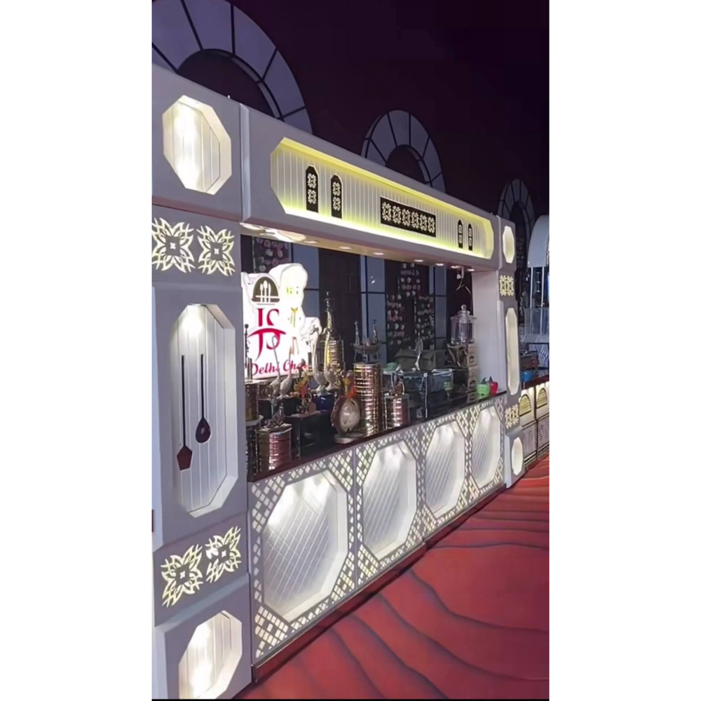 Modern catering display counter