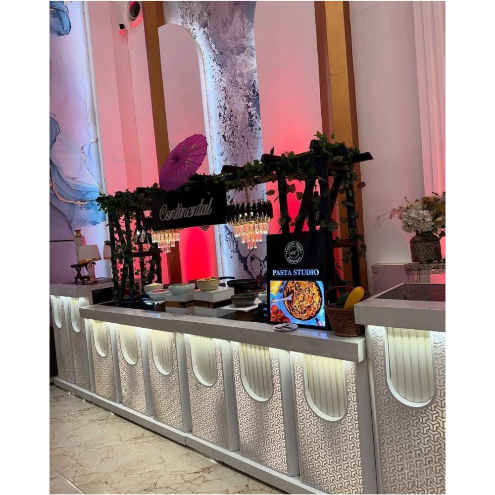 Premium led catering counter