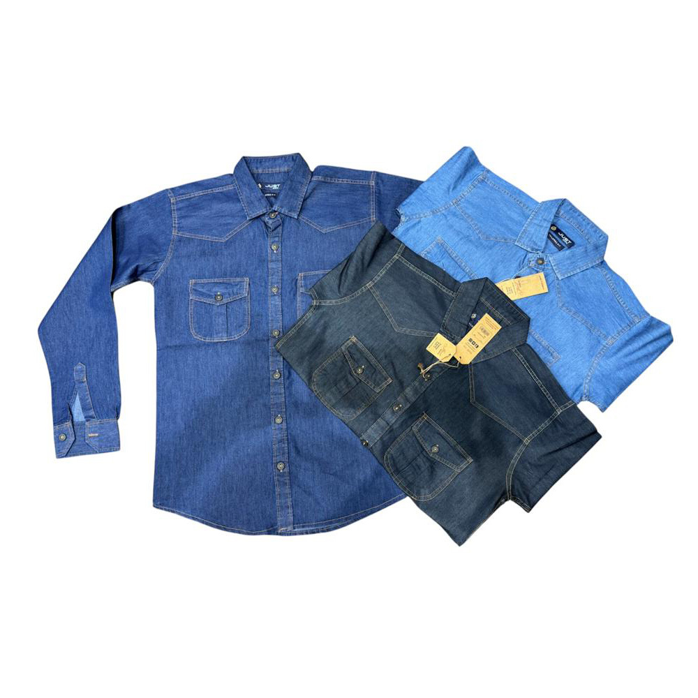 M-XL Size Full Sleeve Denim Shirts