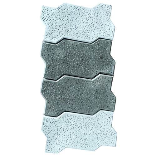 Zig Zag Gray Paver Block